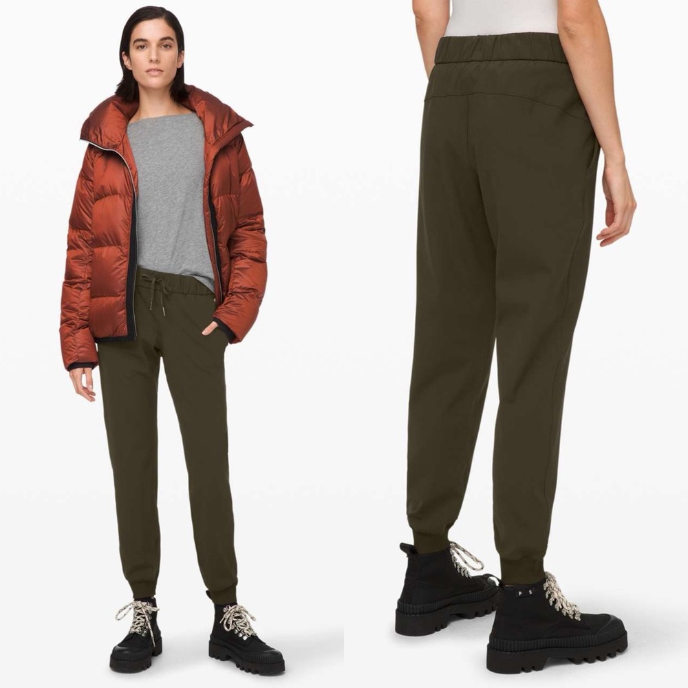 Lululemon On the Fly Jogger *Luxtreme Dark Olive Green 28” size 4